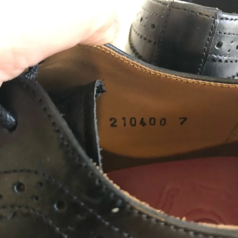 Grenson black leather